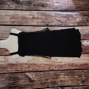 Alice + Olivia Black Dress Size Medium Crochet Lace